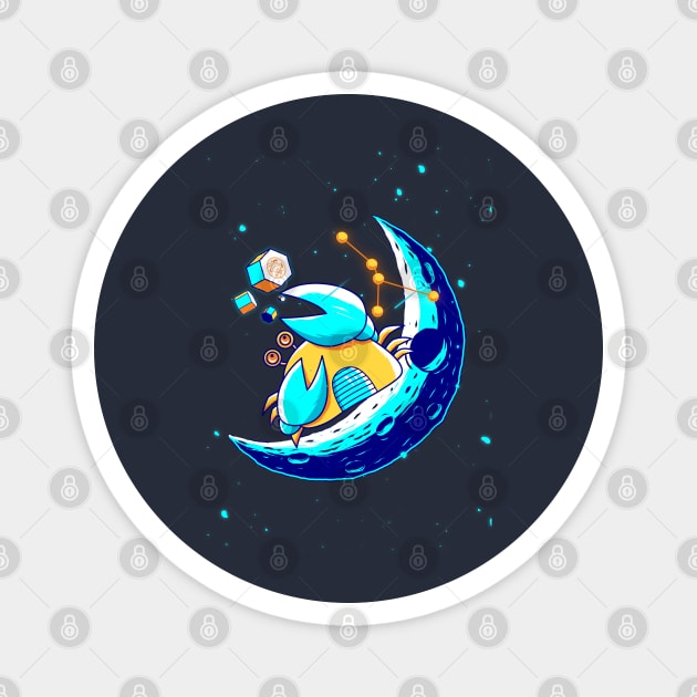 Zodiac Cancer Magnet by hnggraphicdesign